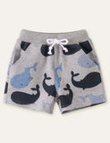 Whale Printed Shorts - Bebehanna