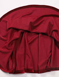 Wine Red Velvet Skirt - Bebehanna